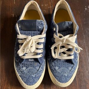 Rhude bandana blue sneakers